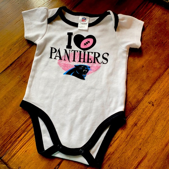 NFL Other - NFL 0 to 3 months team apparel I love the Panthers baby onesie